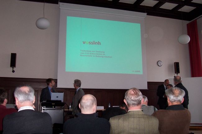 Podiumsdiskussion über den Eberswalder Obus am 08.04.2008 in der Fachhochschule Eberswalde